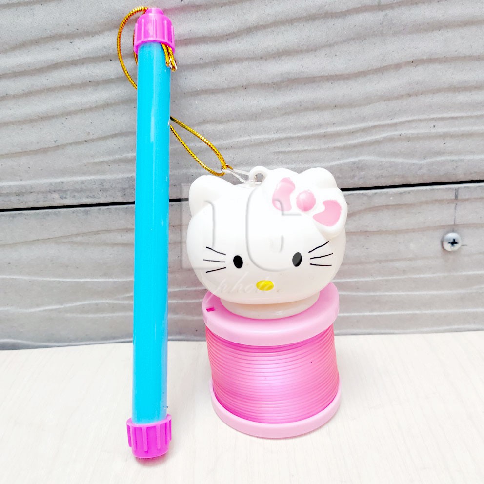 Cool Lantern Karakter Angri Bird Doraemon Minion Hello Kitty Mainan Boneka Per Tarik Bisa Nyala