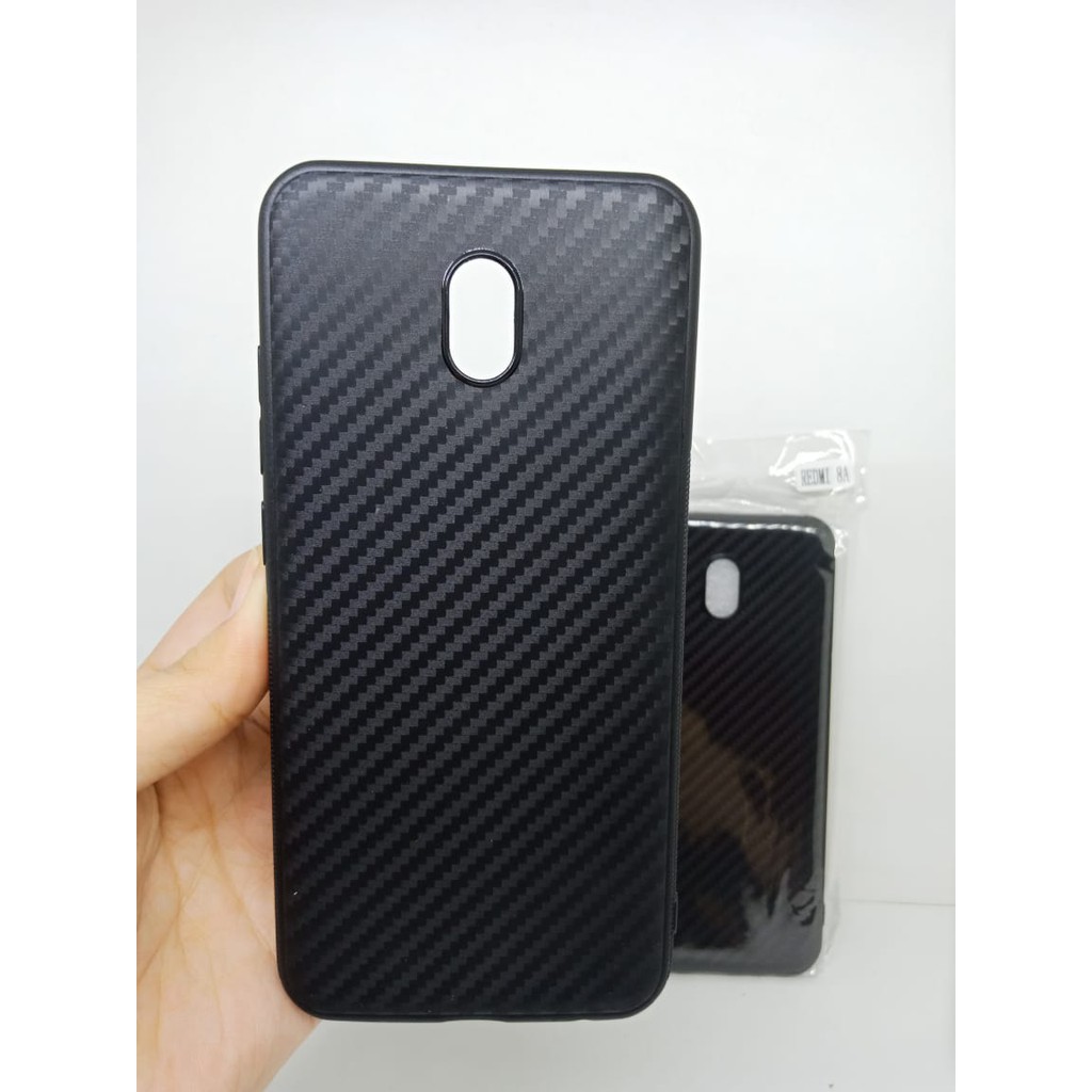 Soft Case Xiaomi Redmi 8A 6.22 inch Black TPU Slim FIBER Carbon XIOMI Redmi 8A 6.22 inch