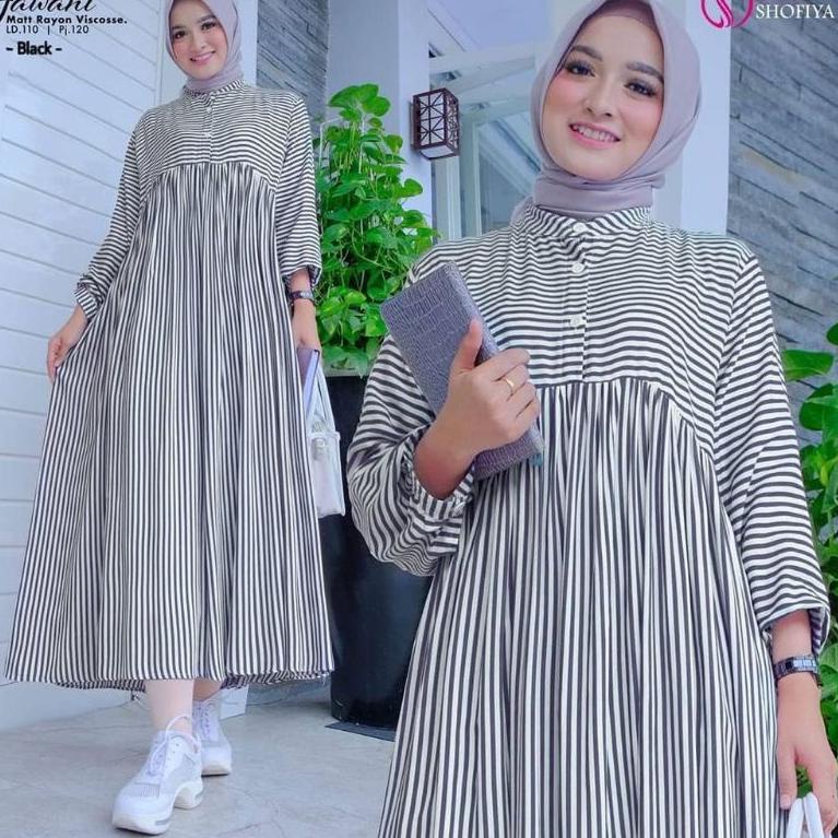 [Art. 0757] ⭐ Jawani Dress Midi | Baju Midi | Gamis Midi | Pakaian wanita | Dress | Gamis | Baju Gamis Baju Midi Gamis katun gamis rayon Fashion wanita | Dress Muslim