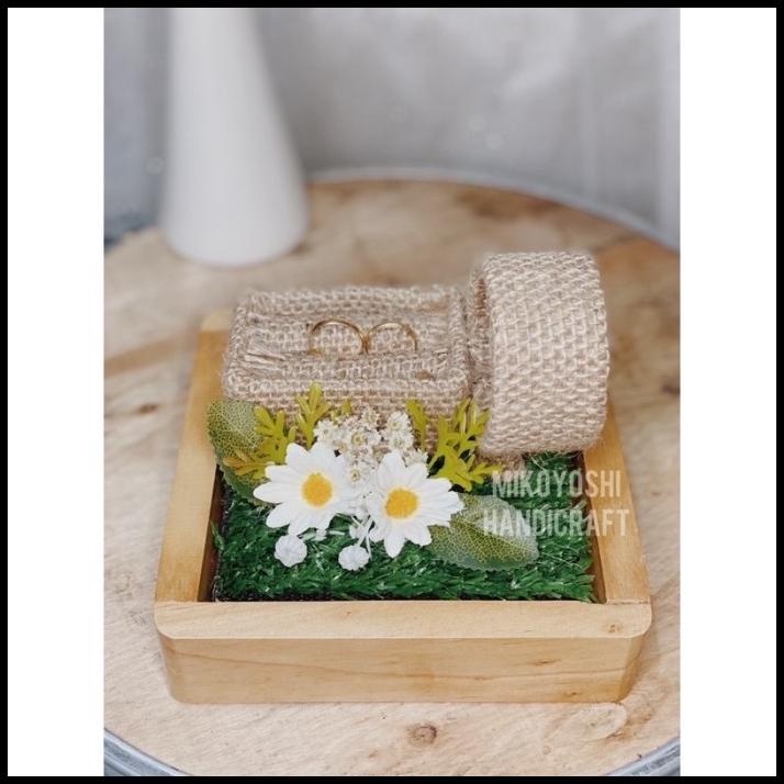 Tempat Cincin Gelang Seserahan Rustic