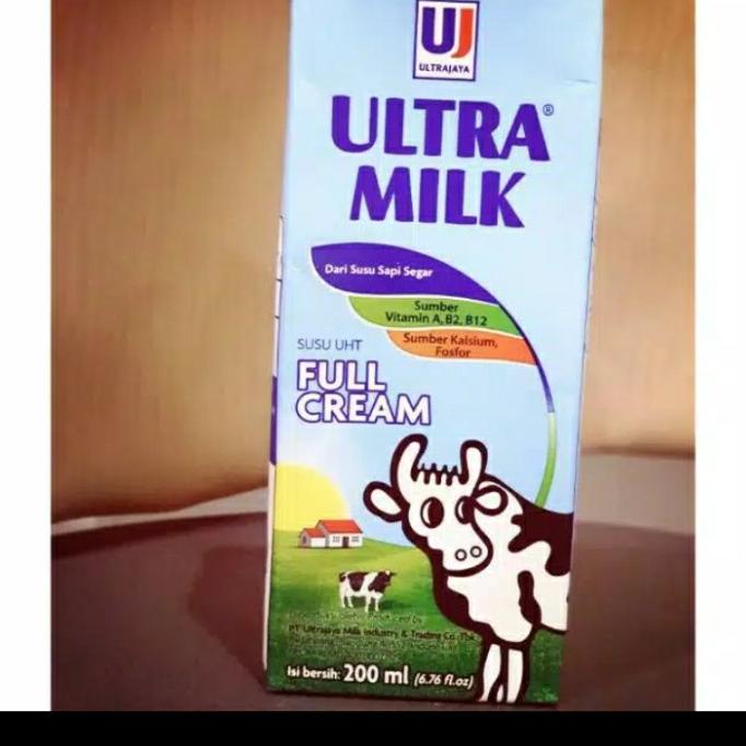 

BISA COD Susu Ultra UHT Full Cream / Coklat 200 ml 1 karton Ultra Jaya Milk - Full Cream