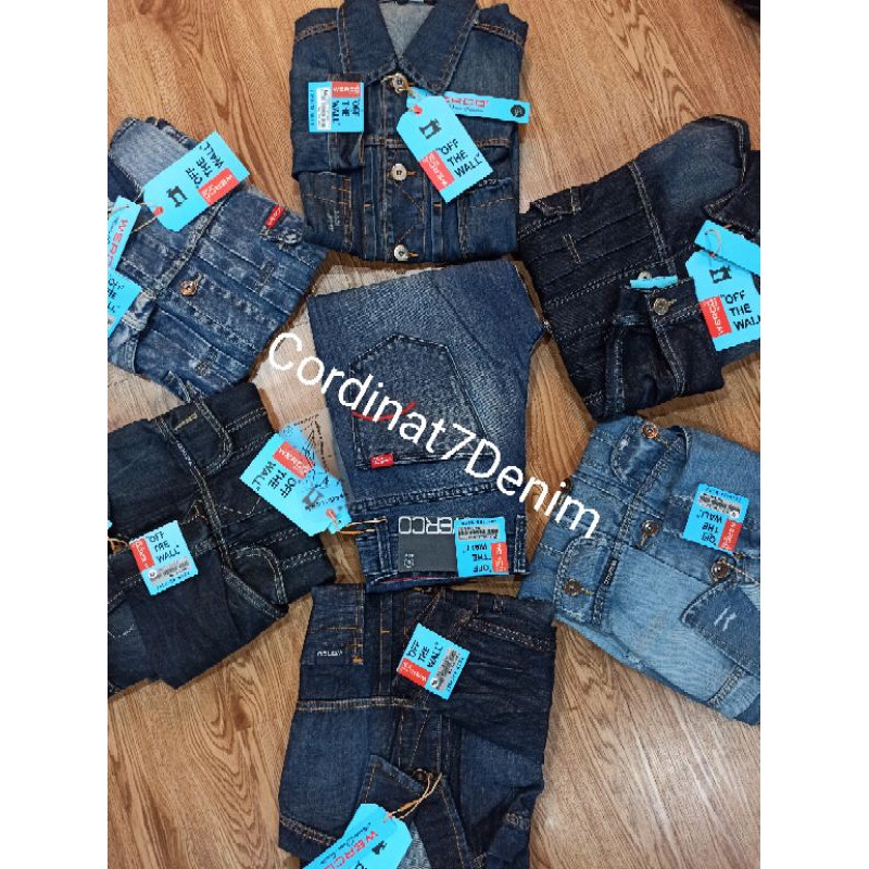 Jaket Jeans Pria - Jaket Denim - Jaket Terkini - Jaket Blue Garment - Jaket Werco Denim