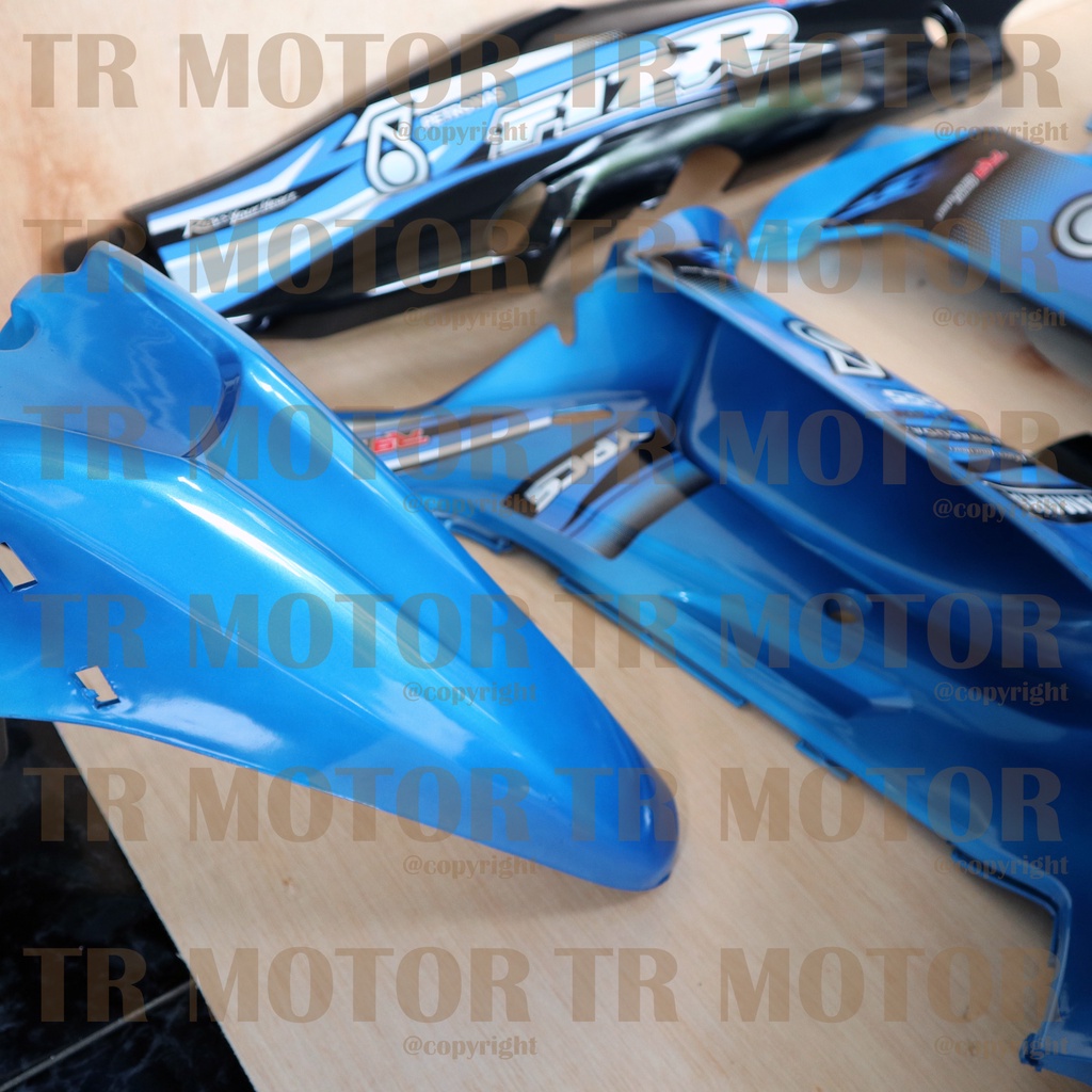 Cover Body Fizr F1zr Petronas Biru Metalik Full Set Halus Cover Bodi Yamaha Fiz r