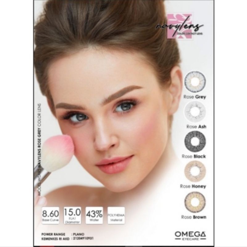 ( NORMAL ) SOFTLENS OMEGA NAVY COLOR 15,5MM