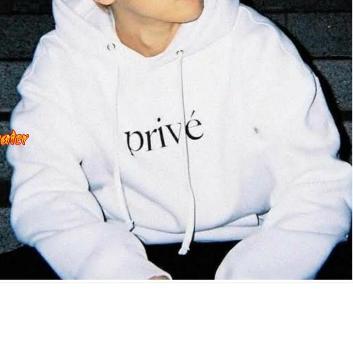 ★ SWETER POLOS HOODIE JUMPER PRIVE SIZE M-XXL (PRIA & WANITA) ➸