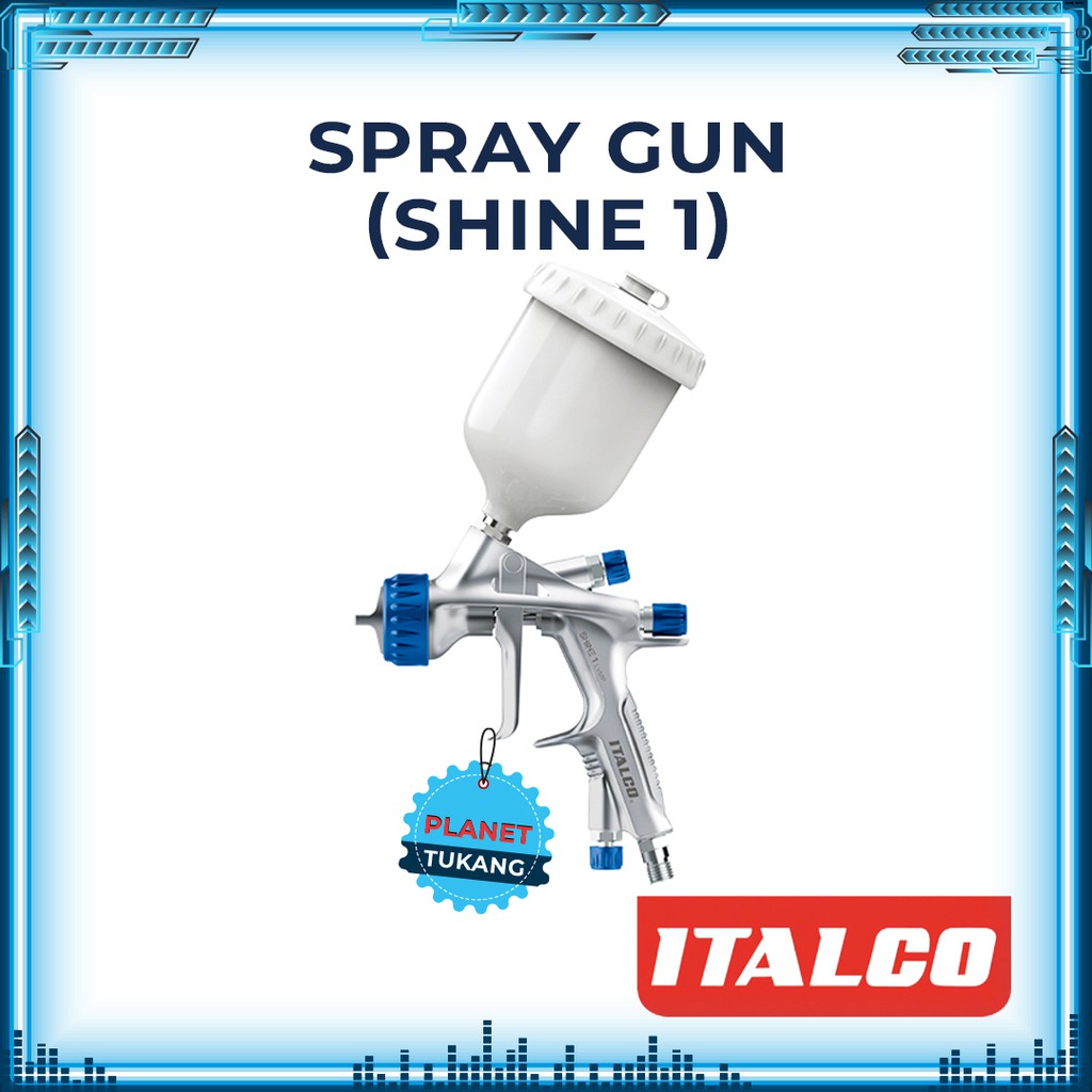 Spray Gun 1.3mm LVMP ITALCO SHINE-1 Pneumatic Professional Shine1