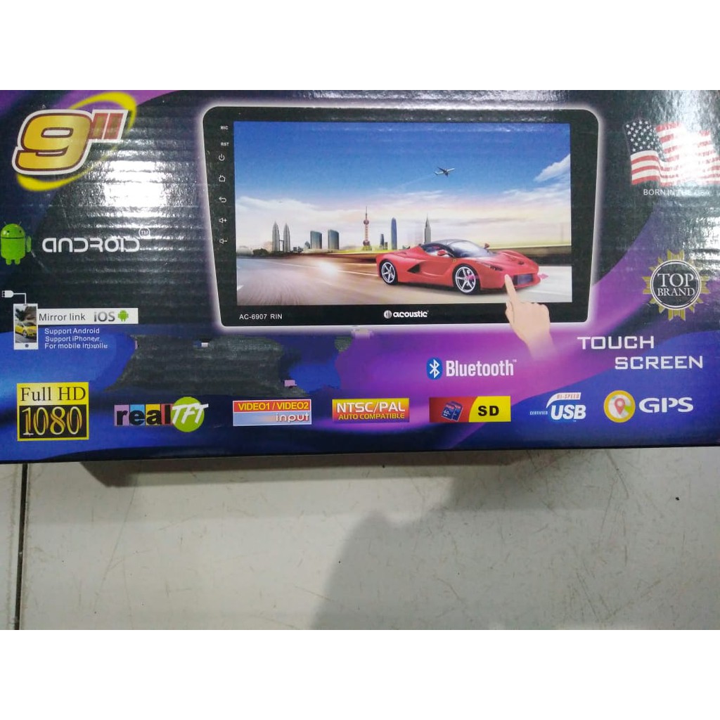TV ANDROID DOUBLE DIN 9 INCH MP5 - TV MOBIL ANDROID 2 DIN