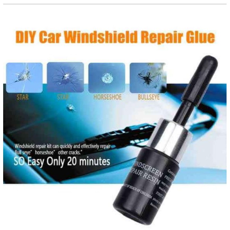 MAGIC GLUE/ LEM KACA RETAK/ CAIRAN AJAIB -UNTUK MEMPERBAIKI KACA MOBIL