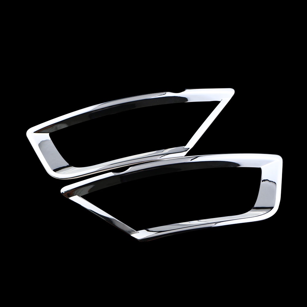 For Ford Ecosport 2013-2022 2Pcs ABS Chrome Lampu Kabut Belakang Mobil Cover Dekorasi Sticker Trim Payet Frame Aksesoris