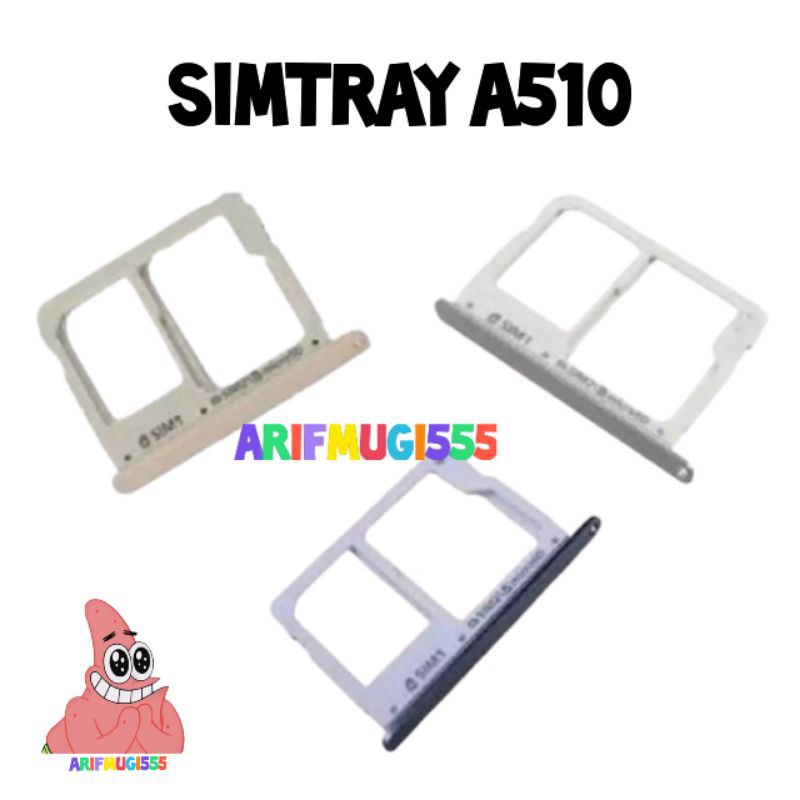 SIMTRAY SIMLOCK TEMPAT KARTU SIM CARD A510 A5 2016 ORIGINAL