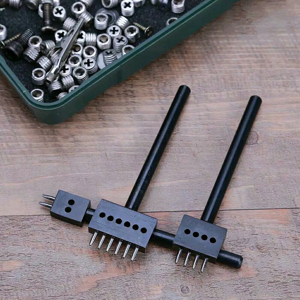 

Alat Kerajinan Kulit Pembolong Pelubang Kulit DIY Set 3pcs Lacing Stitching Holepunch Leather Tools