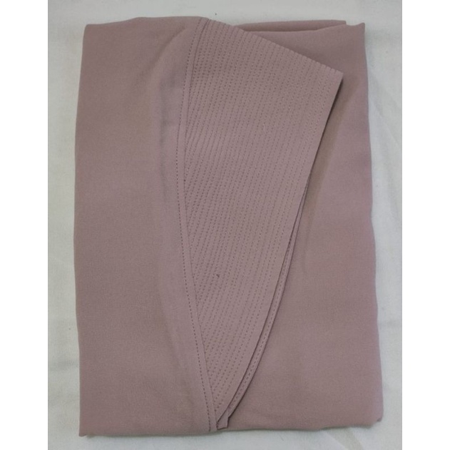 khimar malika mini ceruty bebydoll pad antem-lavender muda