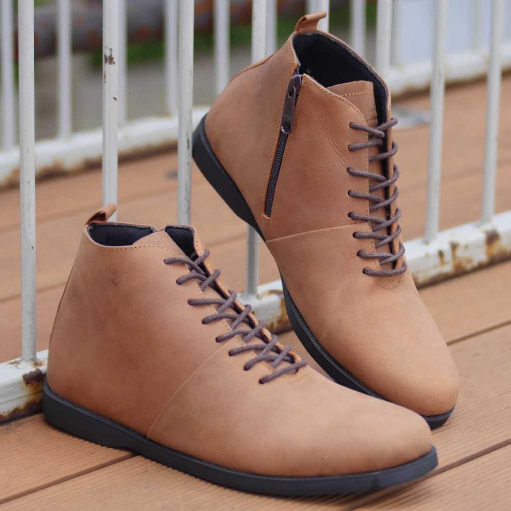 SVERKER CAMEL (KULIT ASLI) |ManNeedMe x Greata| Sepatu Boots Pria ORIGINAL