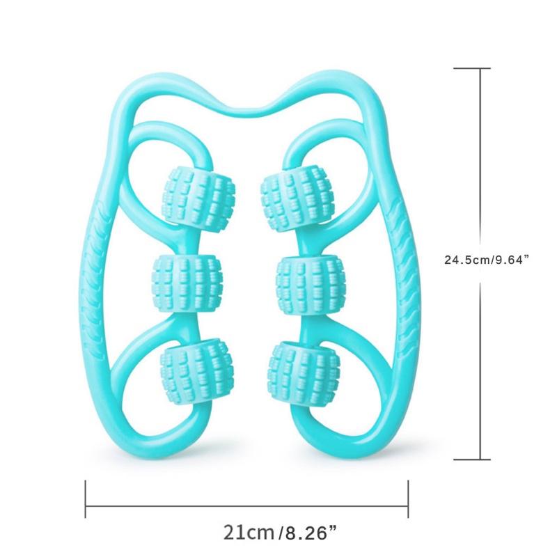 Roller Pijat Matahari- Roller Untuk Otot Tisu Dalam, Genggam Untuk Paha Kaki