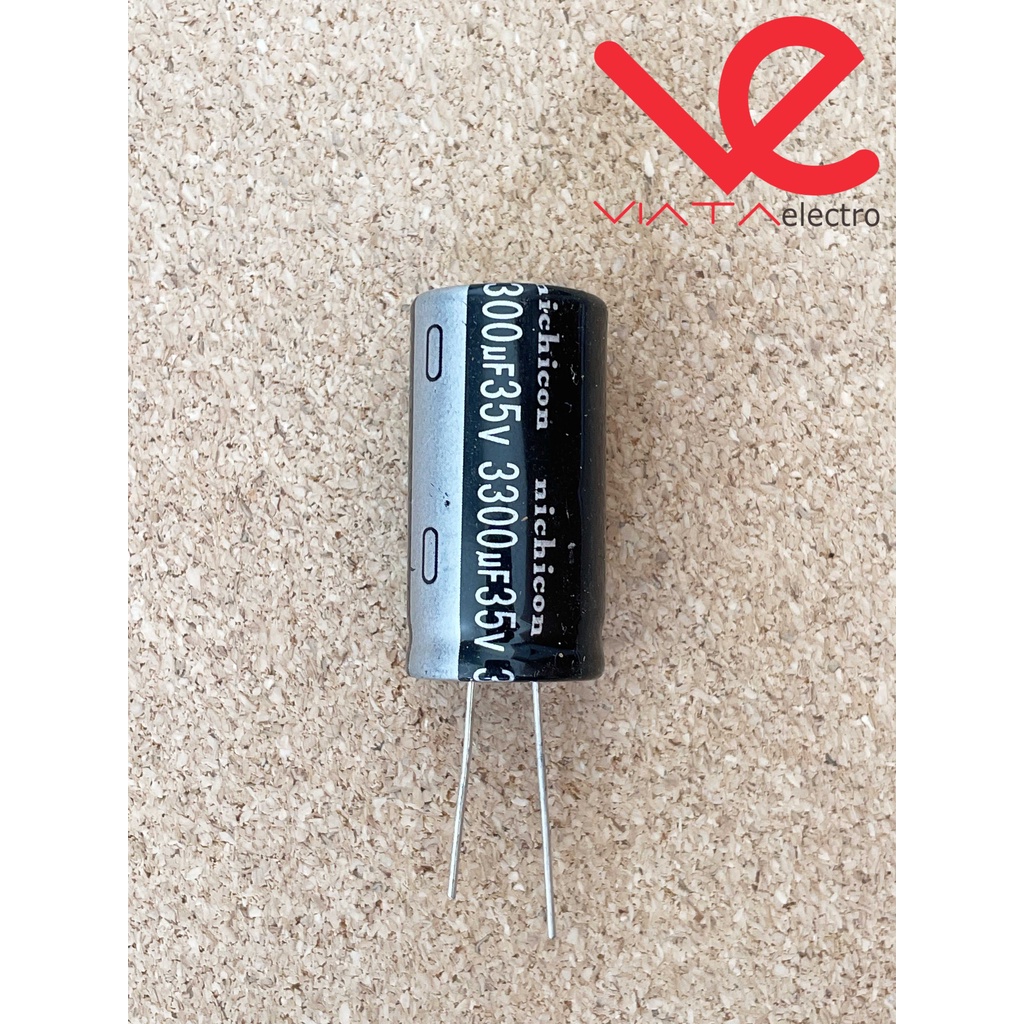 KAPASITOR ELCO 3300UF 35V (1 BUAH) KAPASITOR CAPACITOR ELKO KAPASITOR 3300 UF 35 V