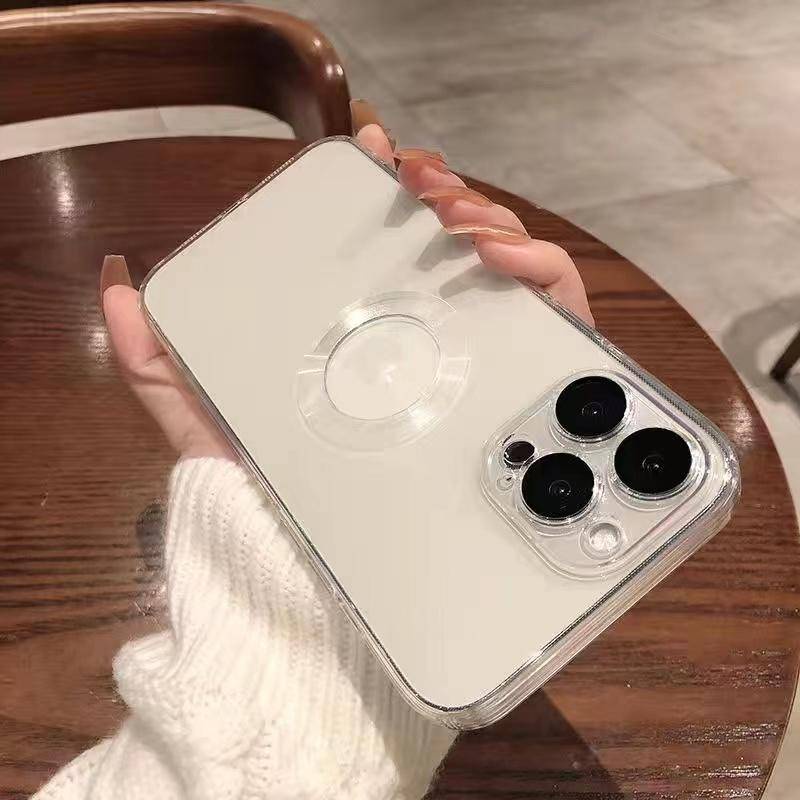 Case Pelindung Kamera Bahan Kaca Transparan Untuk iPhone 12 13 Mini 6 6s Plus iPhone 12mini 13mini