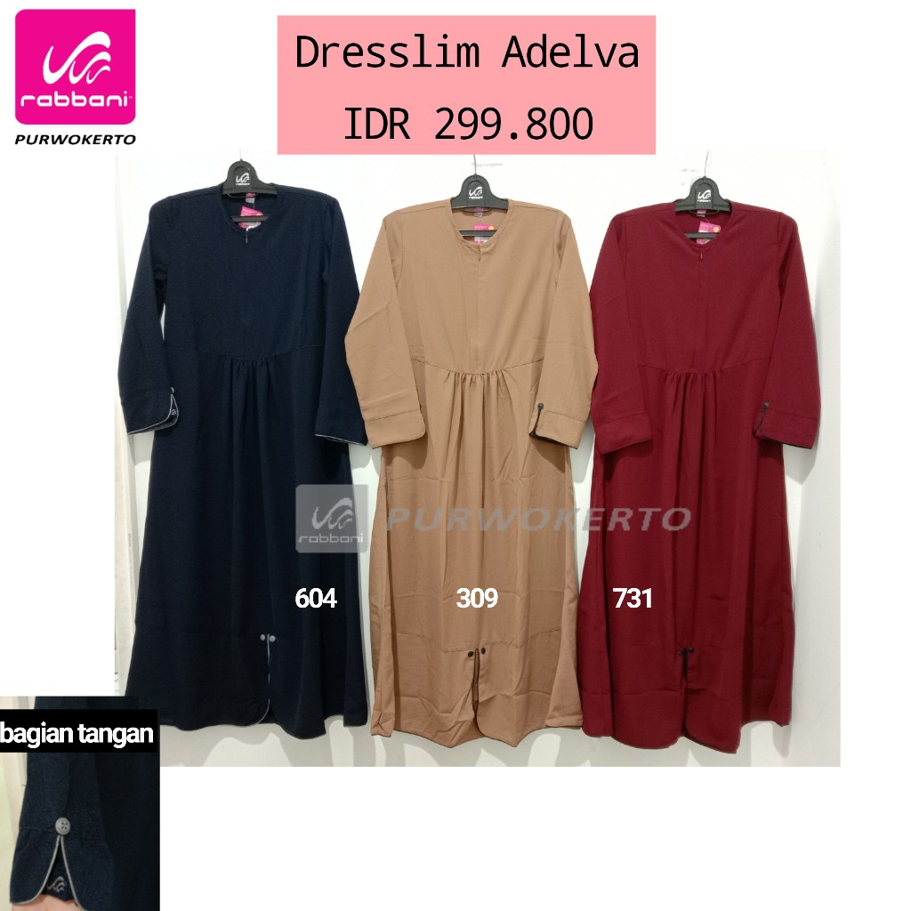 DRESSLIM ADELVA RABBANI - GAMIS RABBANI ADELVA