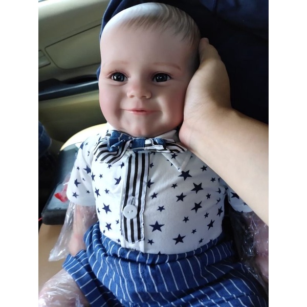Ready Boneka Bayi Reborn Laki-Laki Perempuan Gendut Realistis Premium 60 cm Original