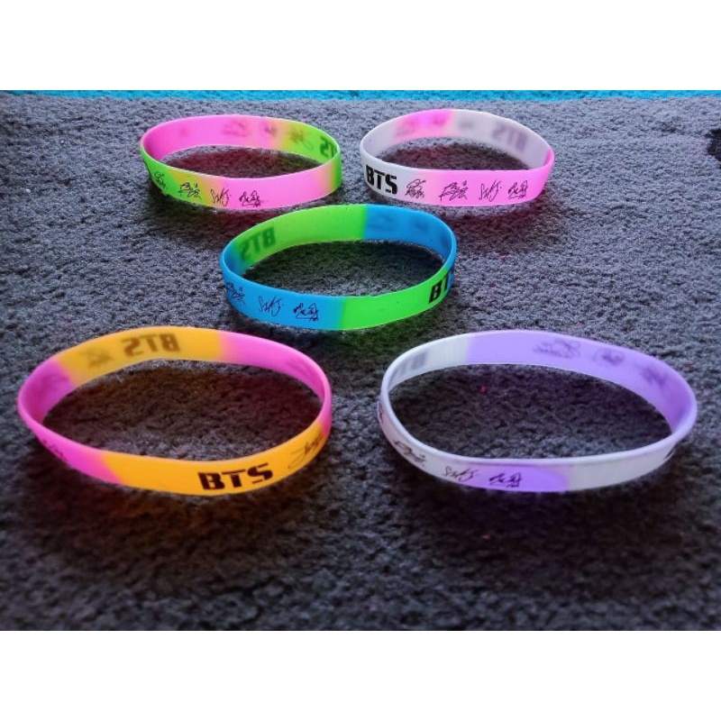 GELANG BTS WARNA WARNI GELANG KONSER BTS