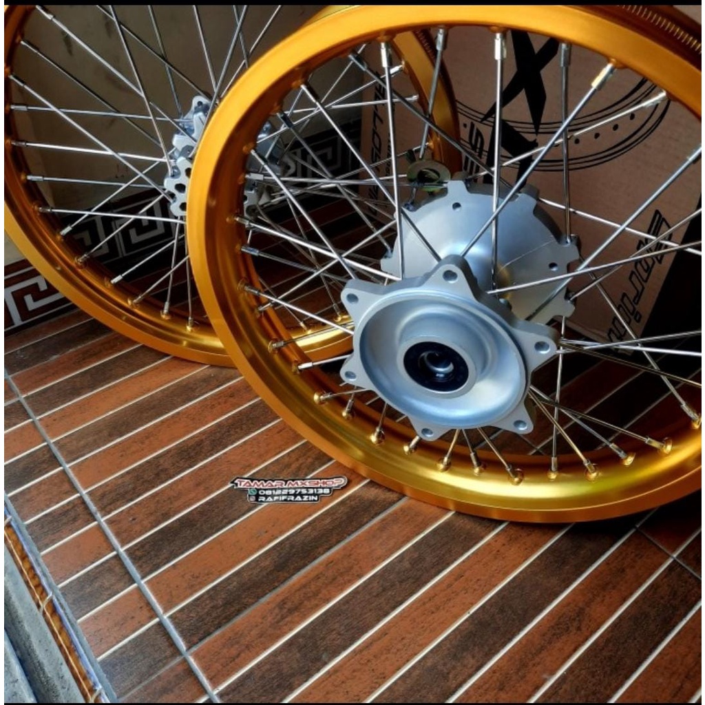 velg set pnp honda crf150L pelk rossi 185/215