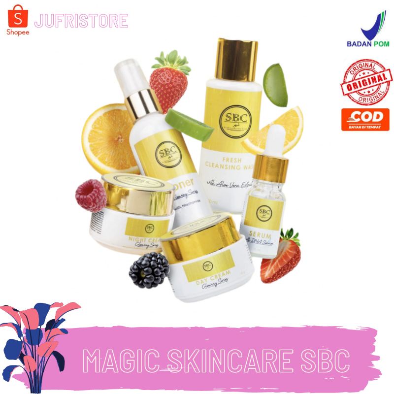 Magic Skincare SBC  | Cream Pemutih Wajah | Perawatan Wajah BPOM | Aman Busui dan Bumil |Agen Resmi 