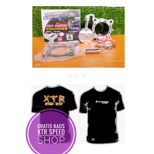 BLOK BORE UP MXKING JUPITER MX NEW OLD VIXION NVA NVL OLD R15V2 V1 MX KING 65 mm XTR RACING