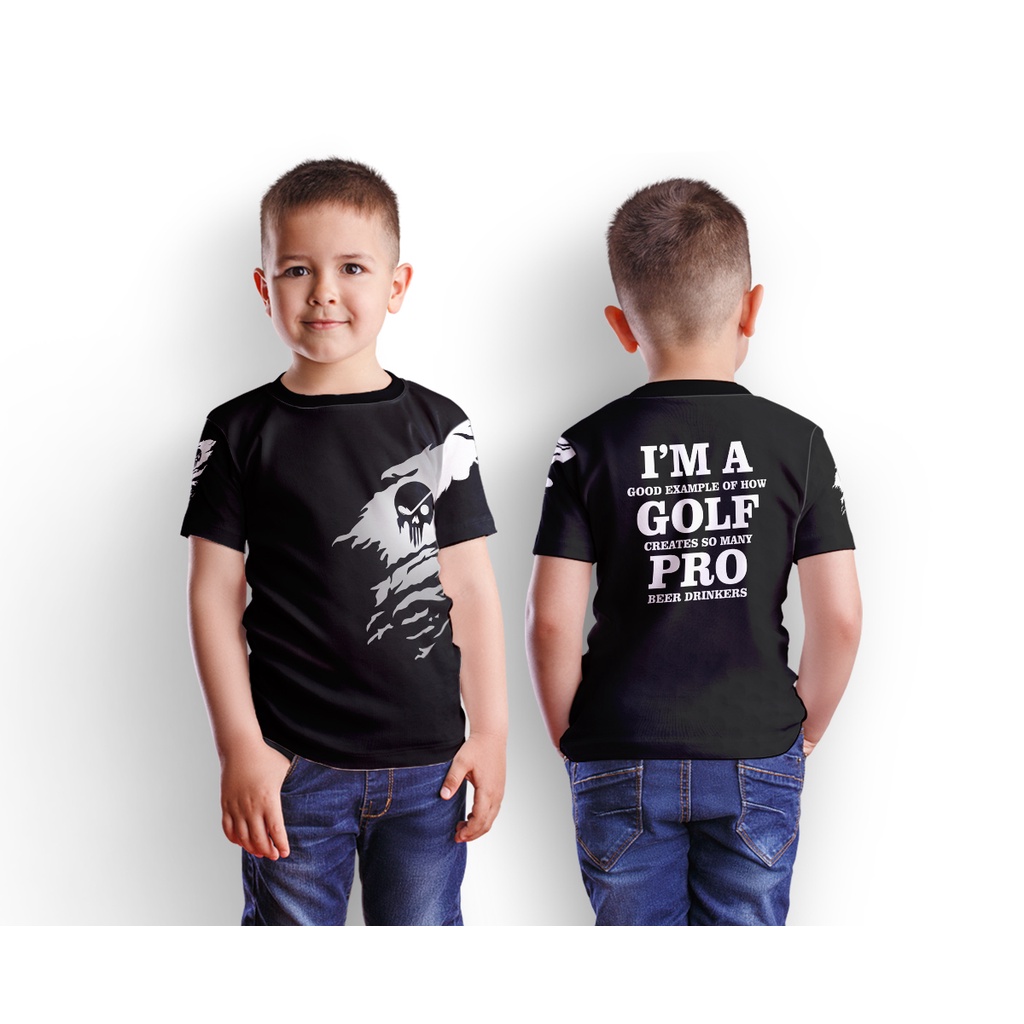 Kaos Anak OLAHRAGA SPORT GOLF Fullprint Sublime Custom 01