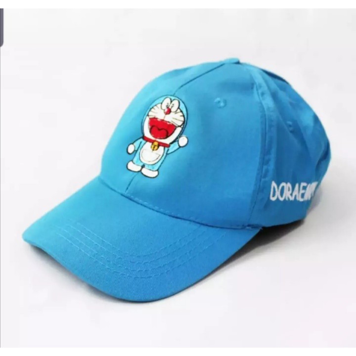 TOPI BASEBALL BORDIR DORAEMON | TOPI TUMBLR DORAEMON | TOPI KARTUN DORAEMON