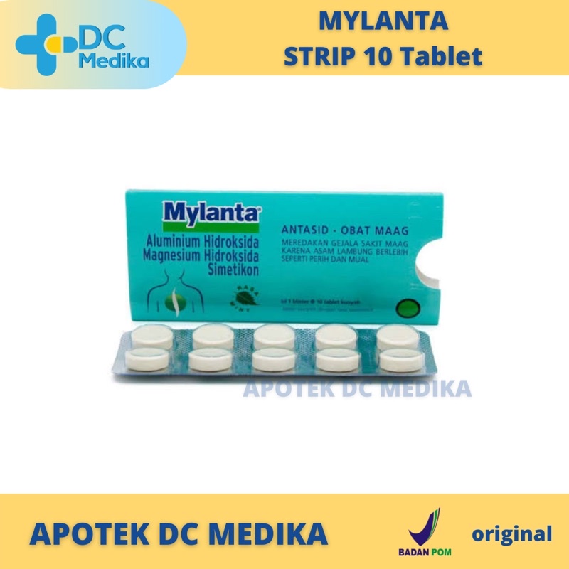 Mylanta tablet / Obat maag / Obat lambung