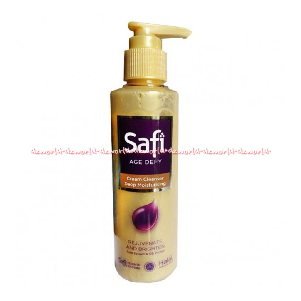 Safi Age Defy Cream Cleanser Deep Moisturizing 150ml Menyamarkan Garis Halus wajah