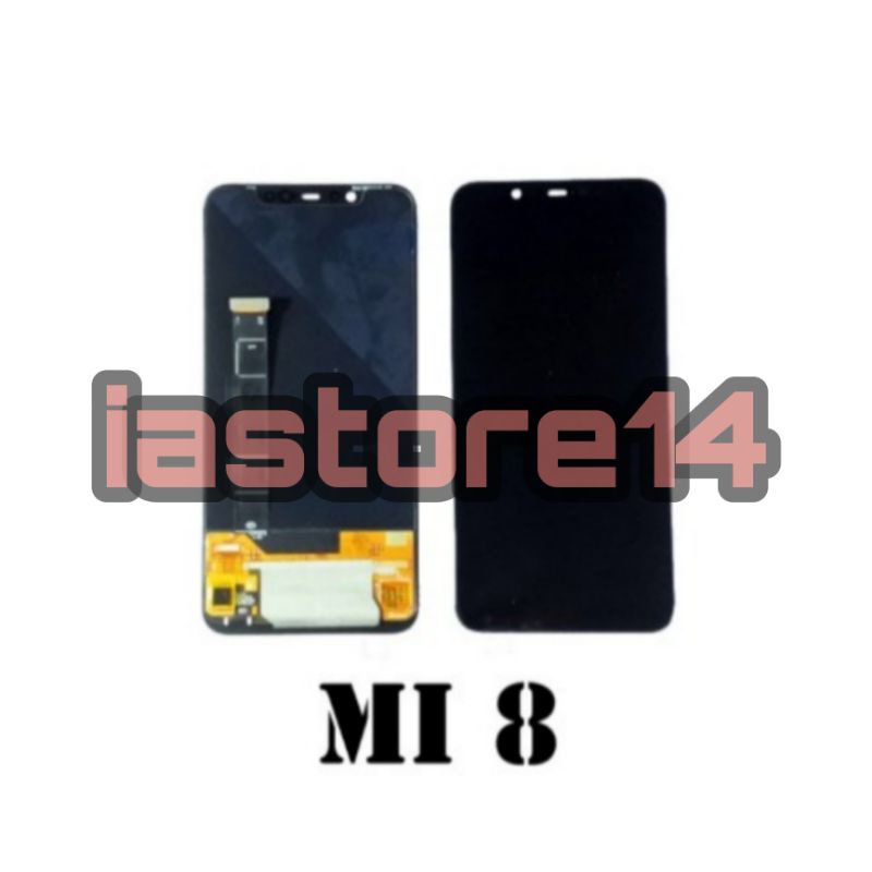 LCD TOUCHSCREEN FULLSET XIAOMI 8  MI 8 MI8 ORIGINAL - HITAM