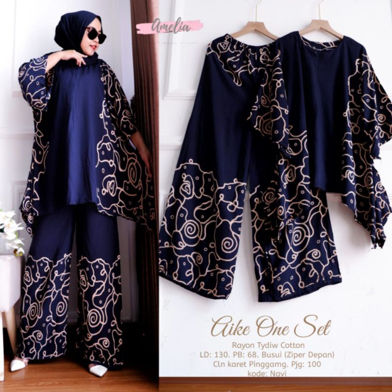 WAKA SET AIKE ONE SET BY AMELIA/RAYON TYDIE COTTON LD 130