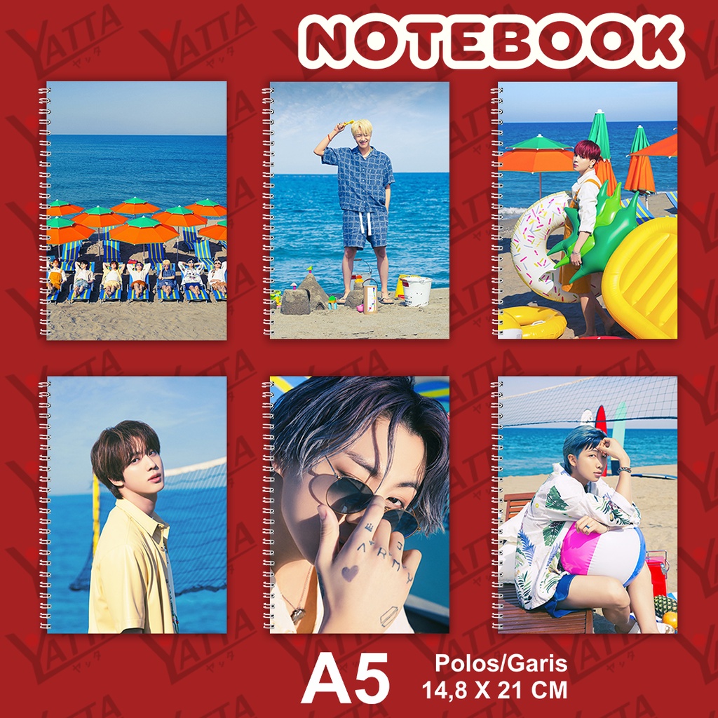 

Notebook KPOP BTS Permission To Dance Ukuran A5 14,6 cm x 21 cm Seri 2