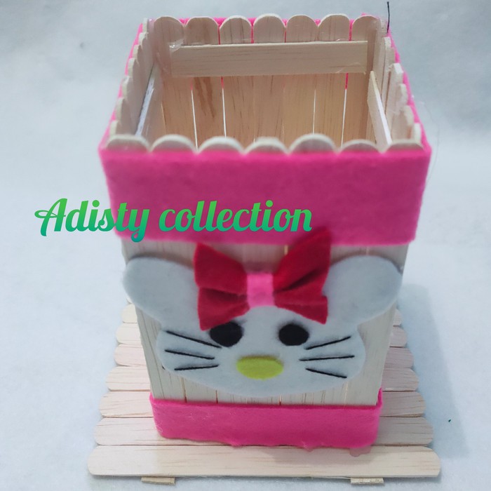 

Tempat Pensil Bahan Stick es Cream Hello Kity