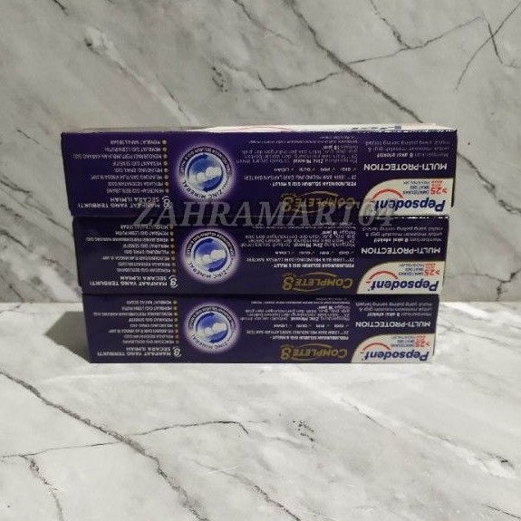 Pepsodent Pasta gigi complete 8 Multi Protection 150gr | 65gr