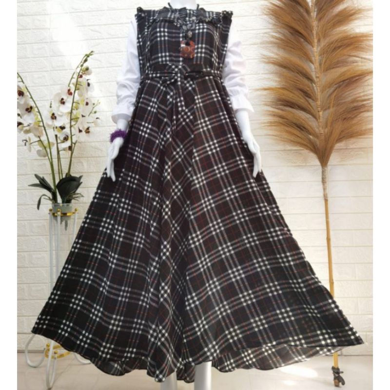 GAMIS MOTIF KOTAK-KOTAK/GAMIS TERBARU/GAMIS TERBARU