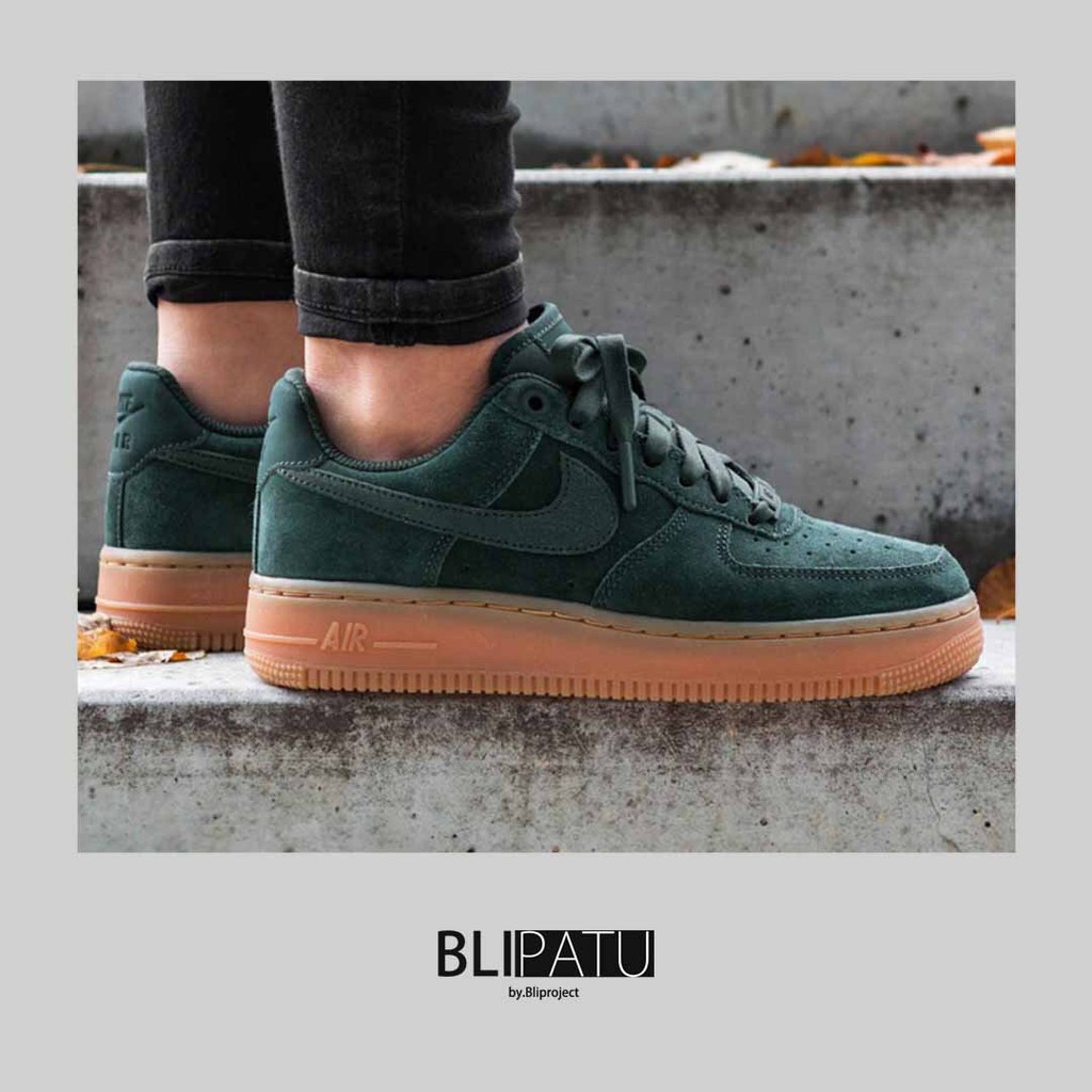 Nike Air Force 1 Low Green Suede 