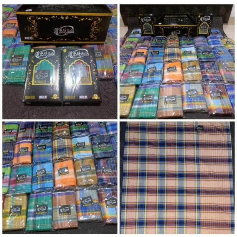 Sarung Sholat dewasa Al Batavia Motif kotak kotak