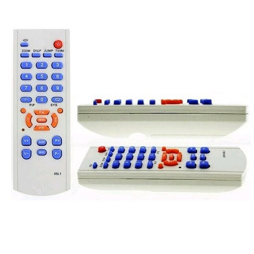 Remote Universal untuk Mesin dan TV China TV WanSonic  W-Com seri 55L1 55L7 8873 Mesin Televisi