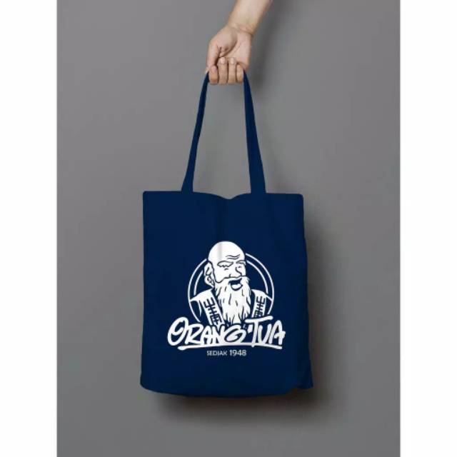 Orang Tua - Tote Bag Resleting Tas Totebag Wanita