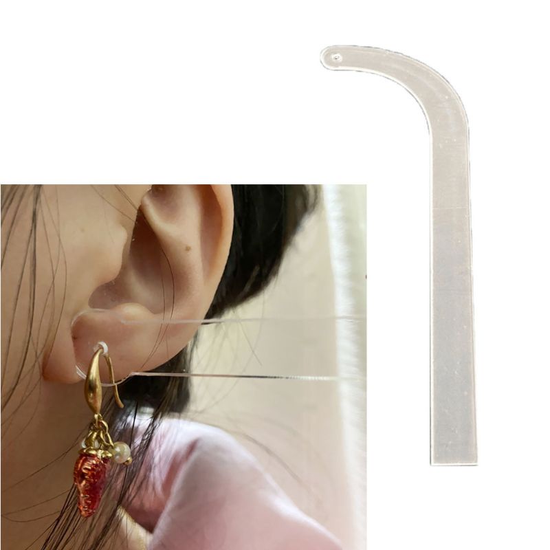 SIY  10 Acrylic Earrings Fitting Bar Earring Wearing Effect Stick Fast Try On Display