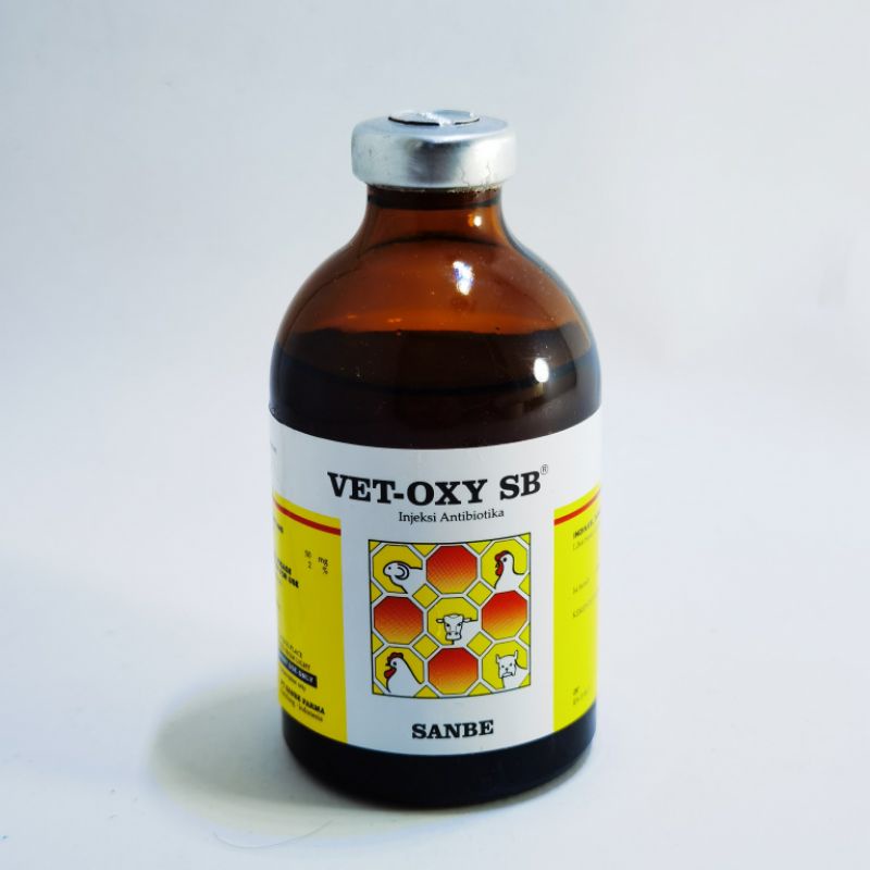 Vet Oxy SB 50 ML - Obat Hewan Ternak Sapi Kambing Kucing Anjing