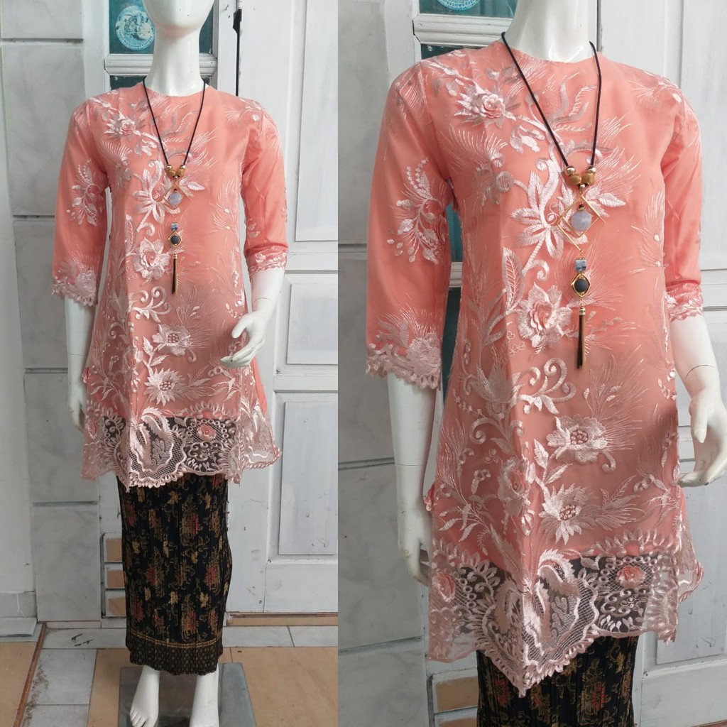 Baju kurung tulle bordir