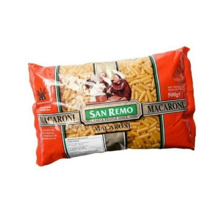 

SAN REMO PASTA MACARONI 500 GR
