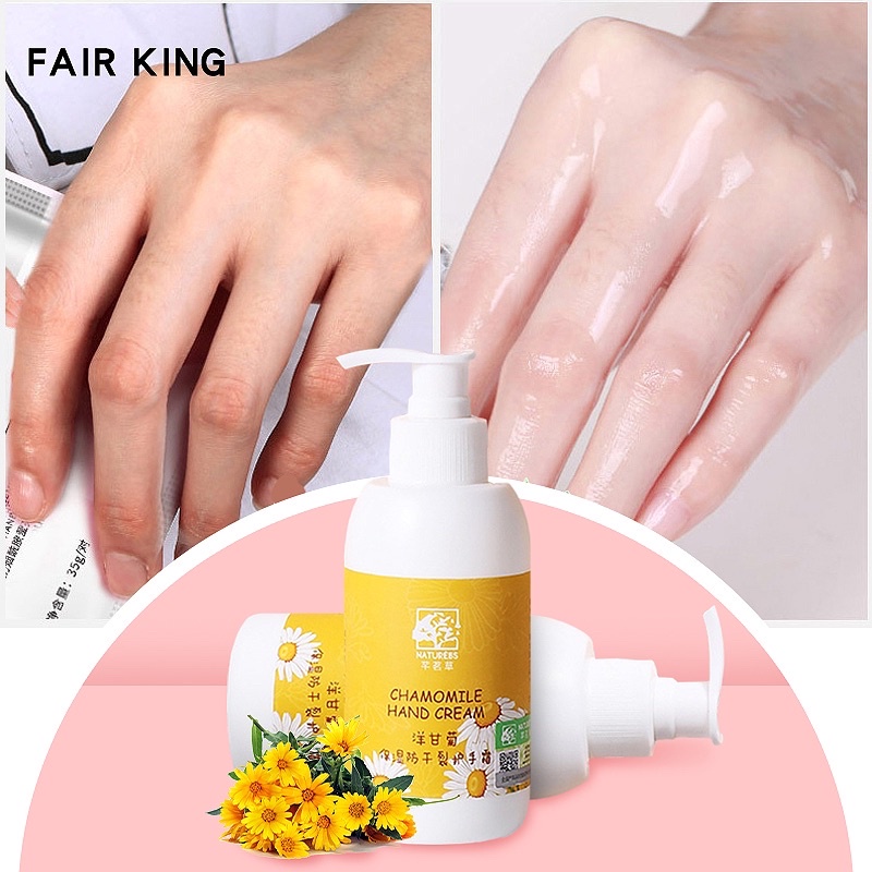 Hand Cream Pemutih dan Pelembab Krim Tangan 200g Kamomil Pelembab Tangan Anti-Wrinkle Foot Dry Peeling Care Lotion Tangan