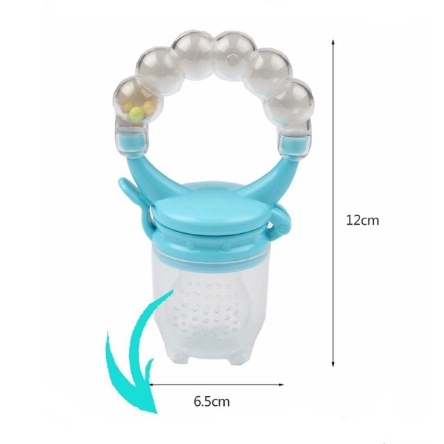 Rattle Fruit Feeder | Dot Empeng Buah+Kerincingan | Baby Fruit Pacifier