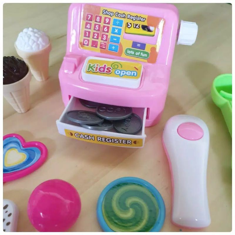 MAINAN ANAK ICE CREAM STORE CASH REGISTER LK14 LK16