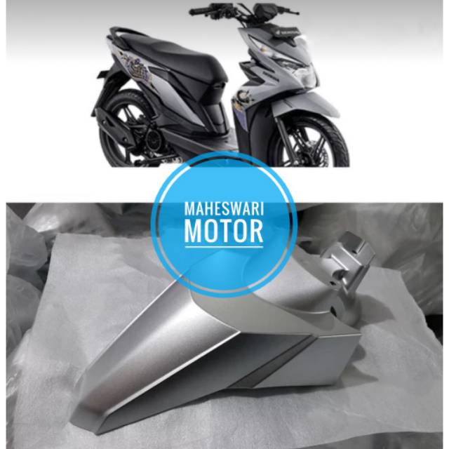 Spakbor depan beat street 2018-2019 warna silver.