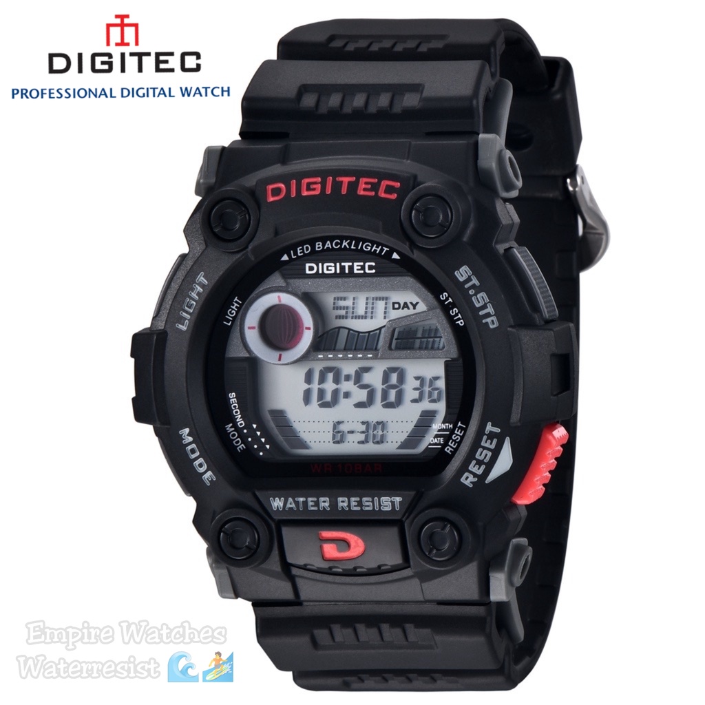 Jam Tangan Digitec DG5900T 5900 Pria Cowok Digital Strap Rubber Original Waterproof