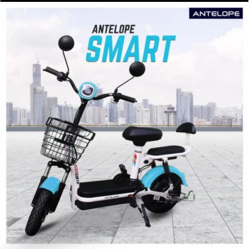 Sepeda Motor Listrik Baterai Aki Remote Charger Antelope Smart